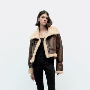 ZARA DOUBLE FACED JACKET SIZE M
